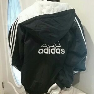 Adidas Monochrome Hooded Windbreaker